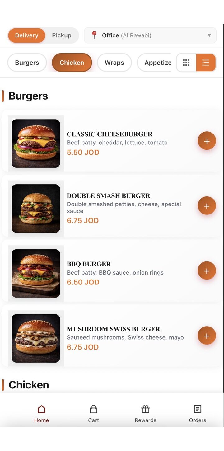 OrderStraight branded ordering app