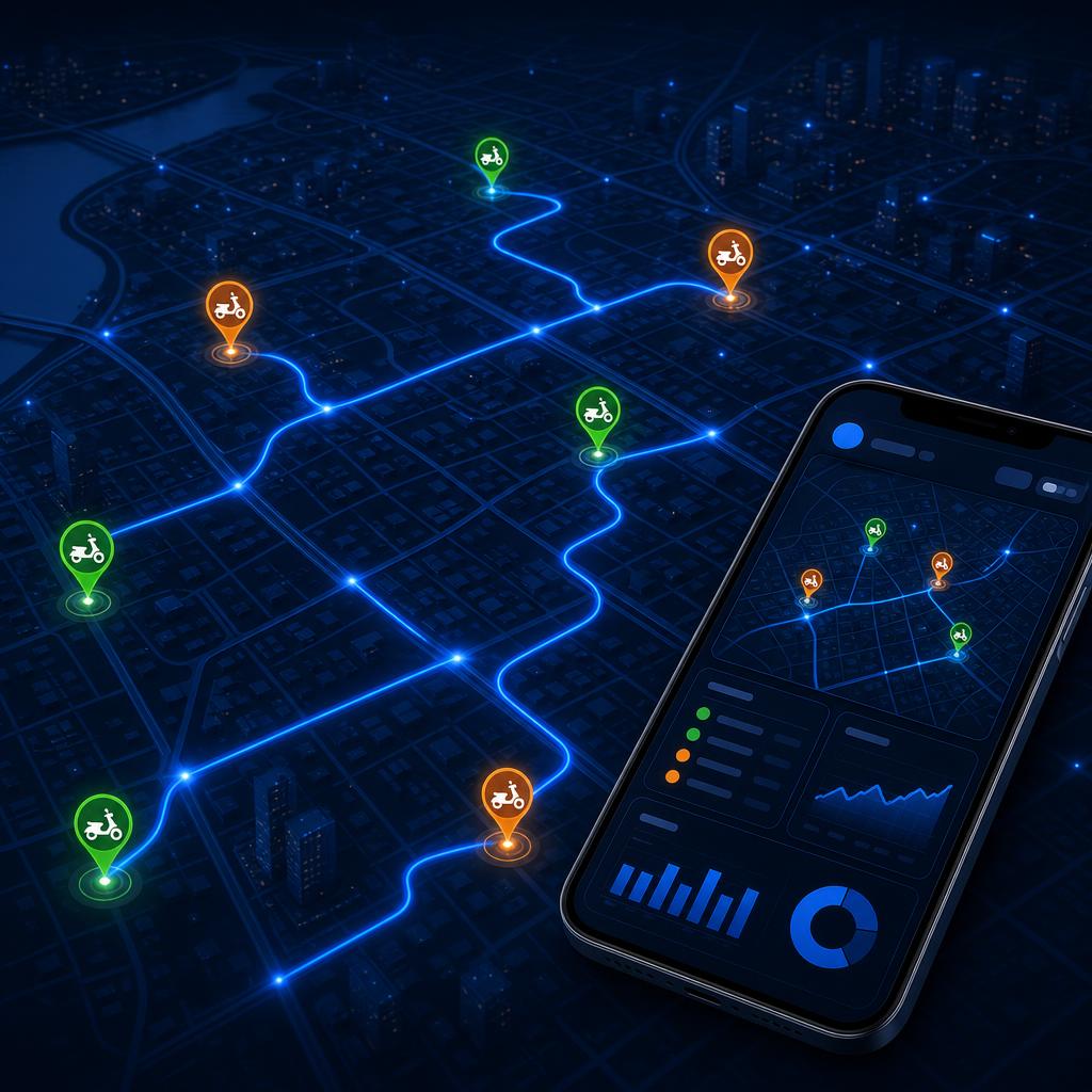 Live dispatch map